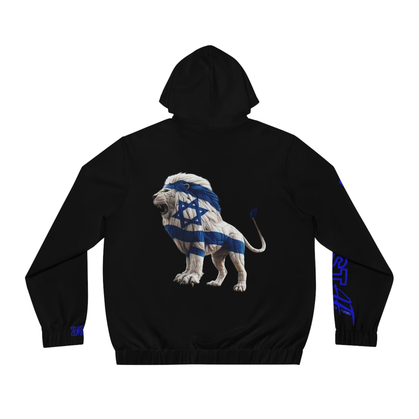 HOODIES Zionist AF Israel Lion Full-Zip Hoodie 2