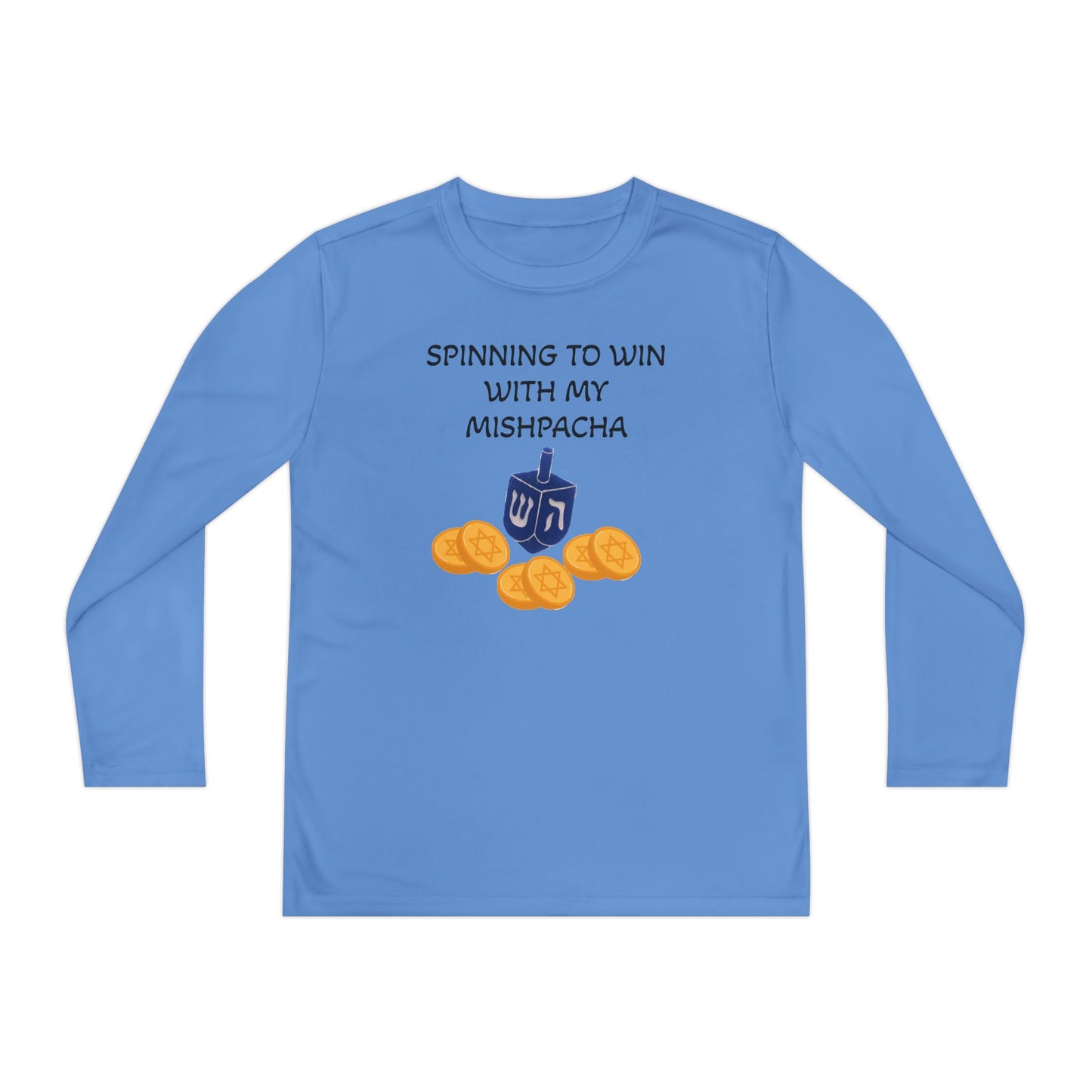 Hanukkah Kids/Youth Long Sleeve Matching Hanukkah PJ top