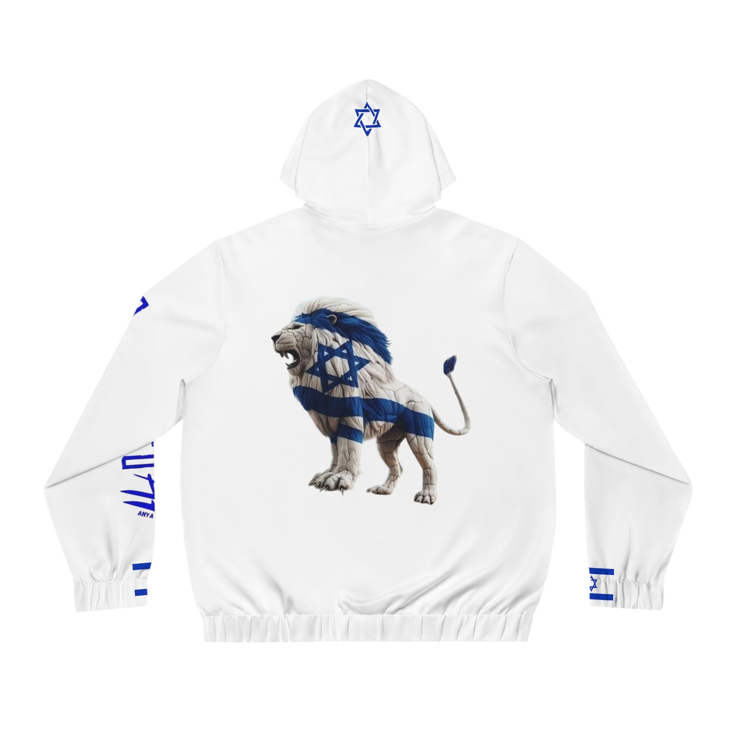 HOODIES Zionist AF Israel Lion Full-Zip Hoodie 1