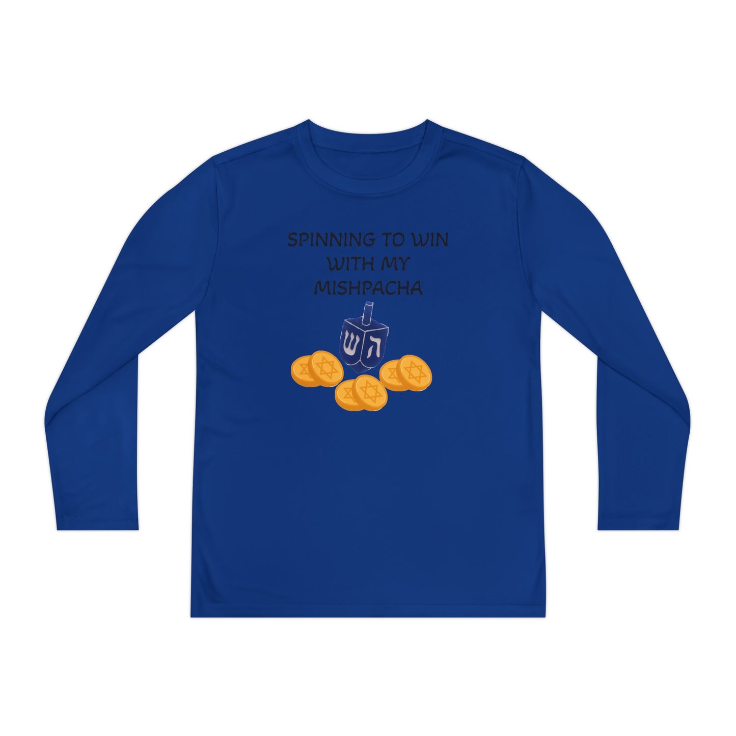 Hanukkah Kids/Youth Long Sleeve Matching Hanukkah PJ top