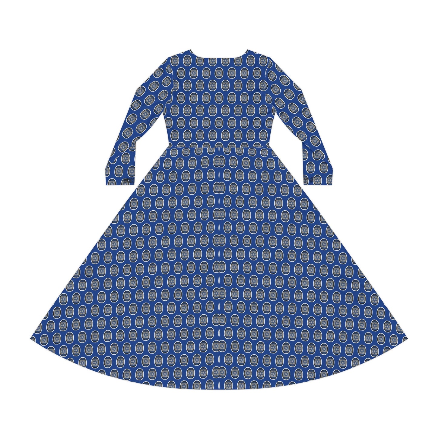 Women's Dresses Zionist AF "Fingerprint "Long Sleeve Dance Dress