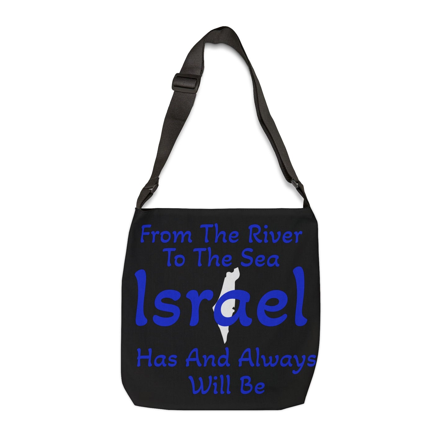 BAGS 2 Sided Zionist AF "From The River To The Sea" Lioness Warrior Adjustable Tote Bag (AOP)