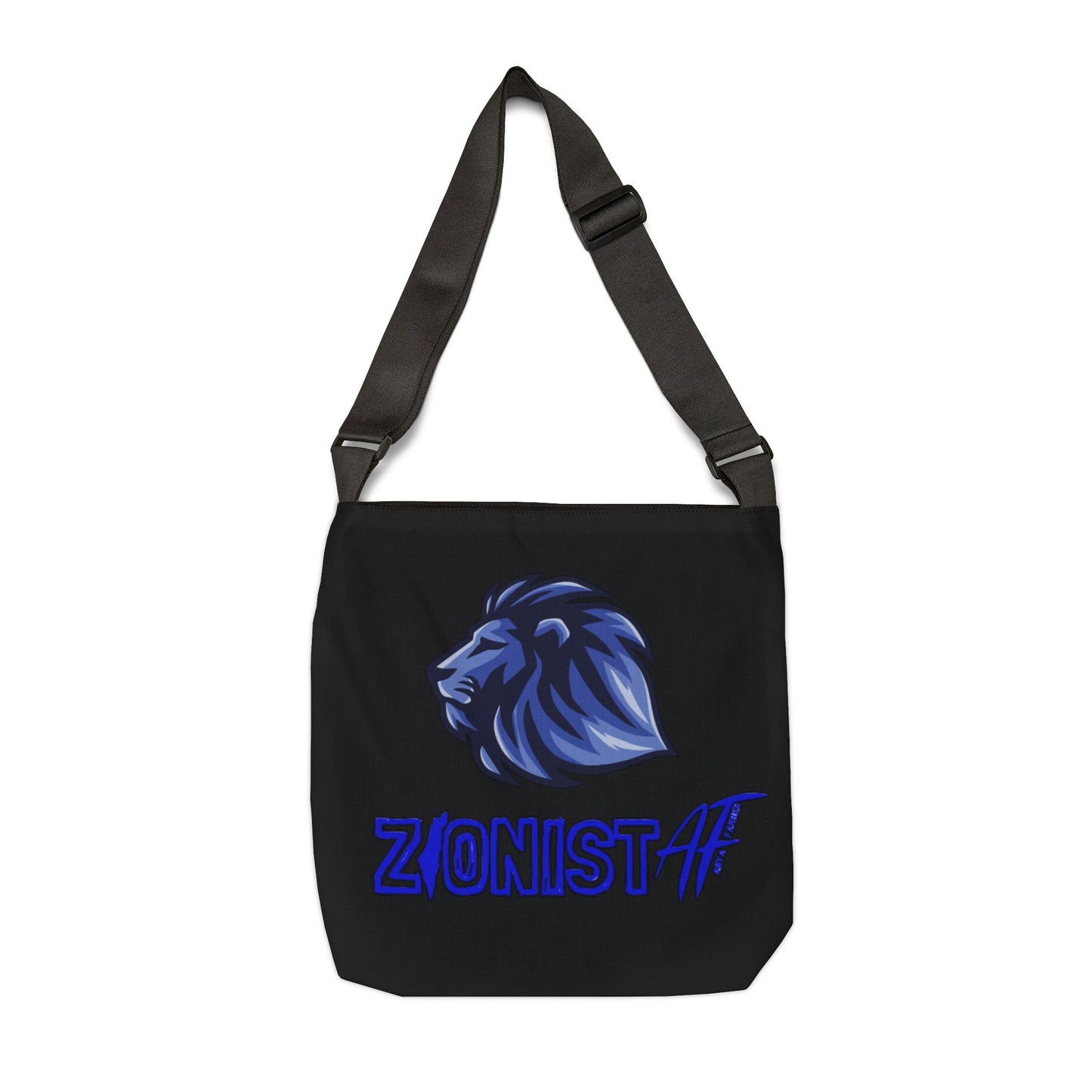 BAGS 2 Sided Zionist AF "From The River To The Sea" Lioness Warrior Adjustable Tote Bag (AOP)