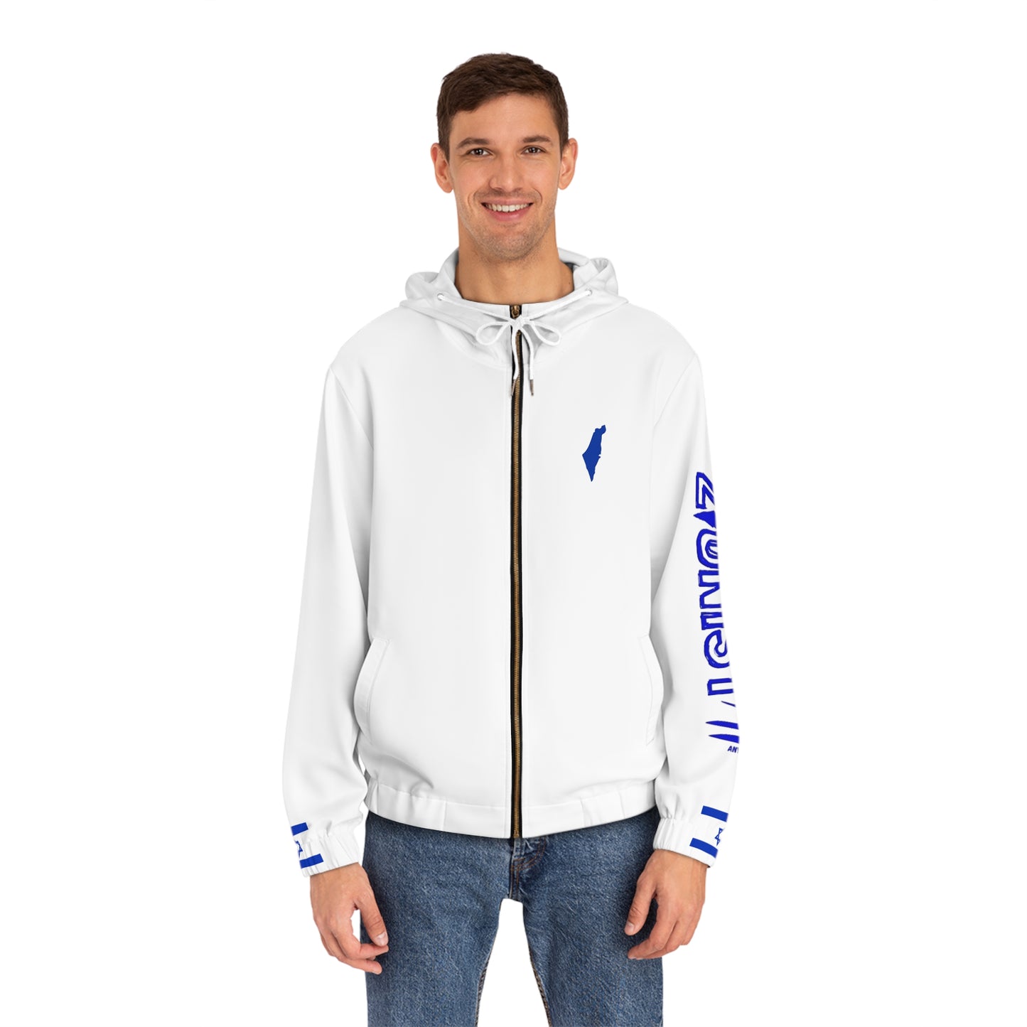 HOODIES Zionist AF Israel Lion Full-Zip Hoodie 1