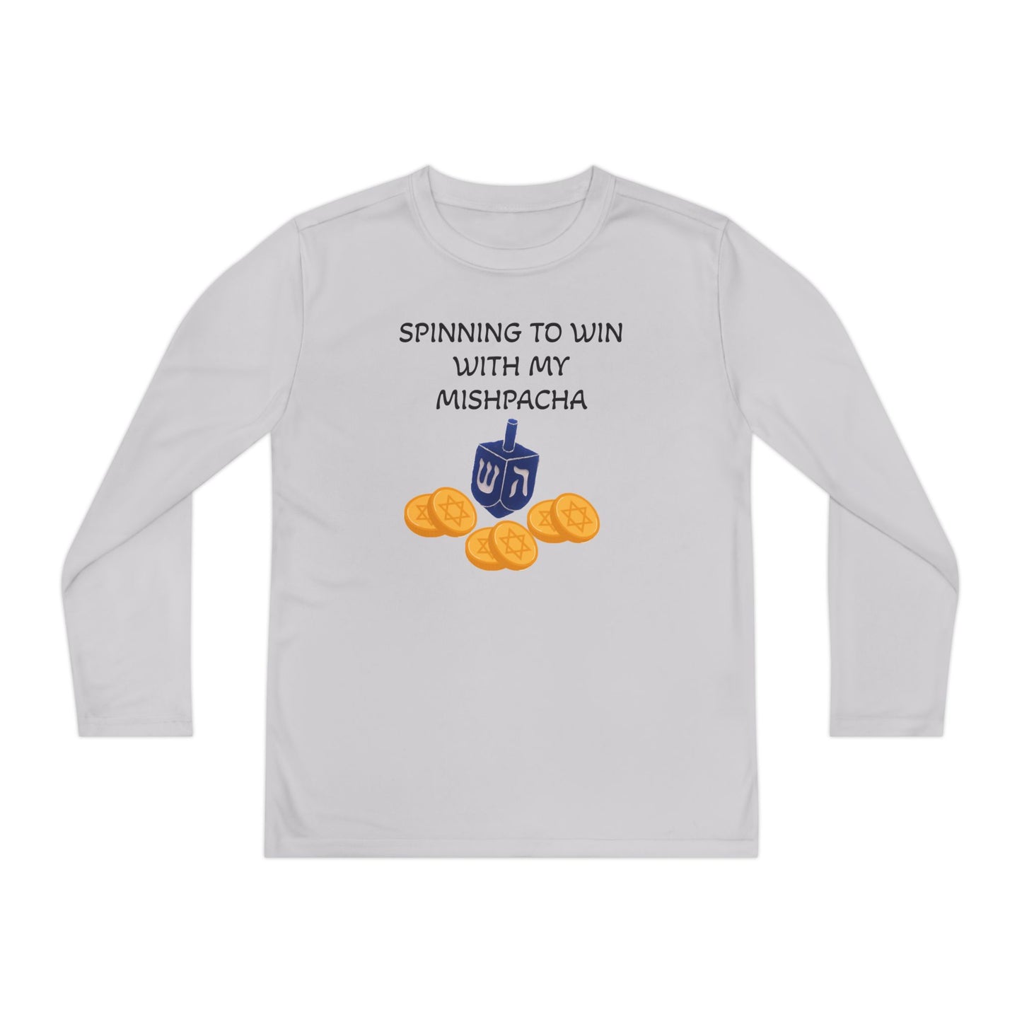 Hanukkah Kids/Youth Long Sleeve Matching Hanukkah PJ top