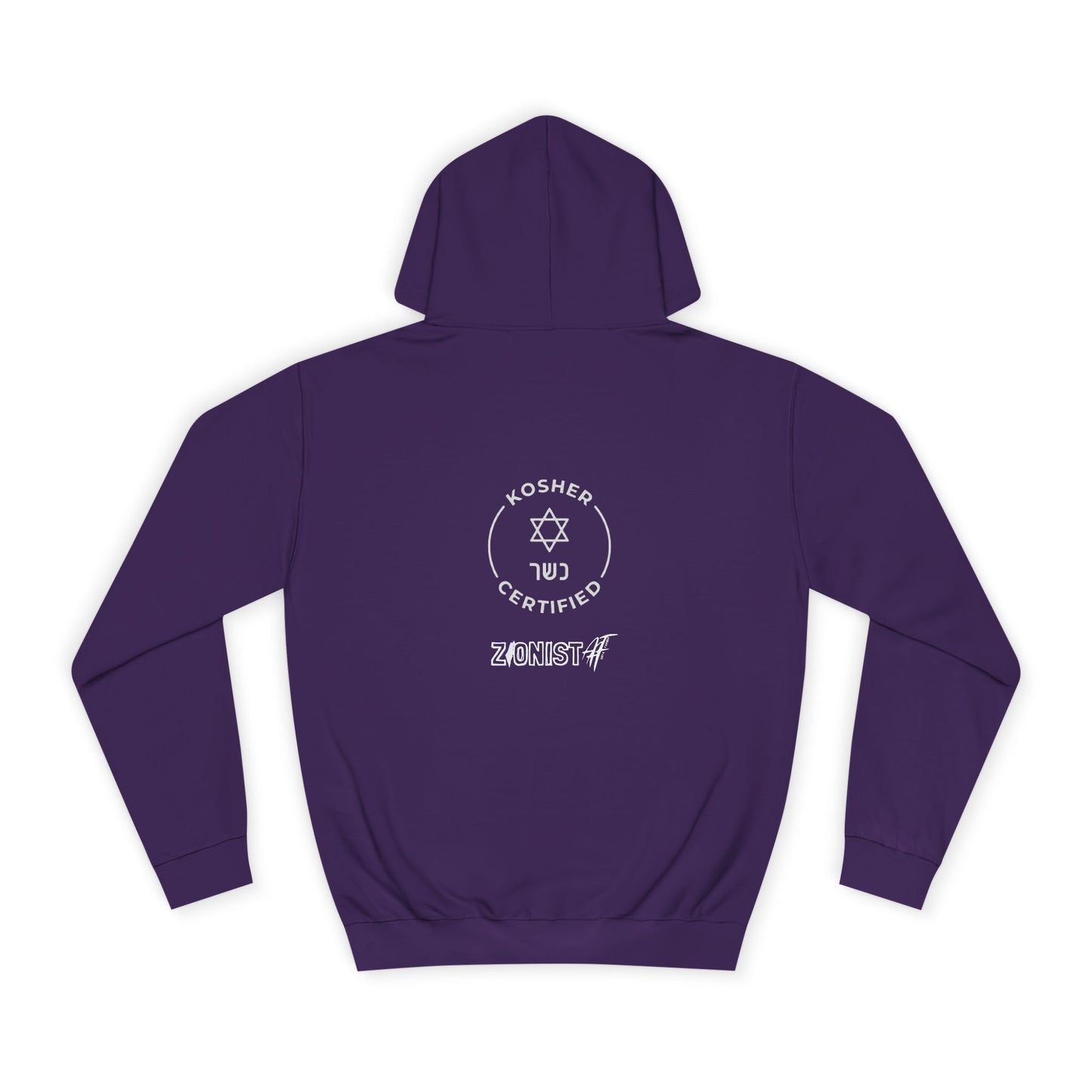 Hoodies Zionist AF"Kosher" College Hoodie collaboration by Solomon and Anya