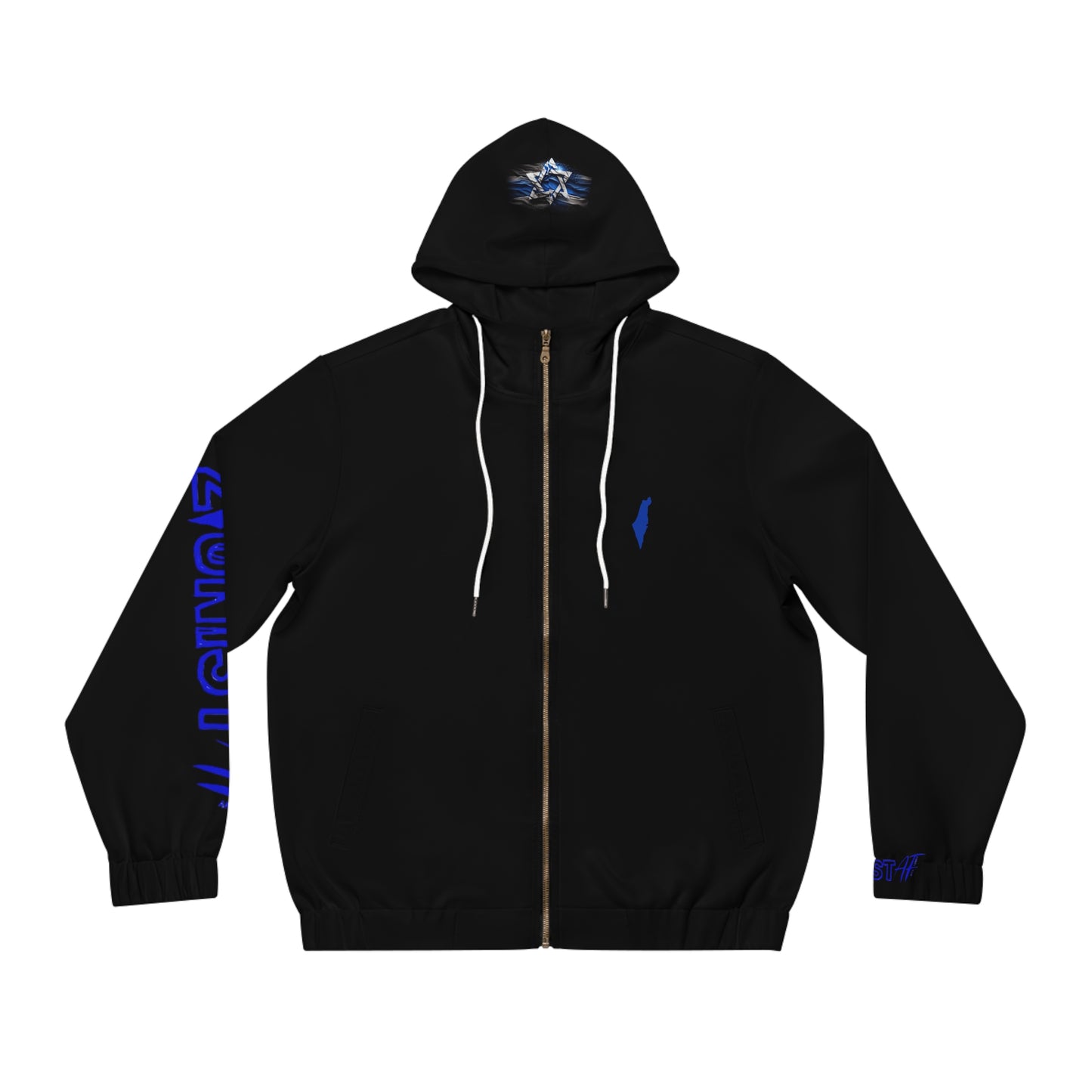HOODIES Zionist AF Israel Lion Full-Zip Hoodie 2