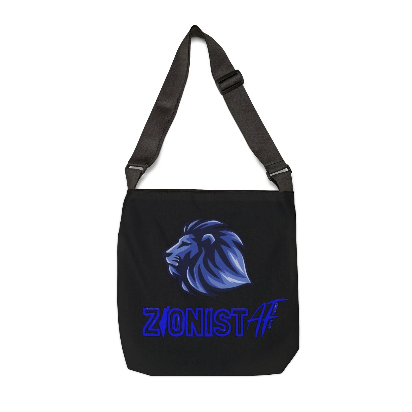 BAGS 2 Sided Zionist AF "From The River To The Sea" Lioness Warrior Adjustable Tote Bag (AOP)