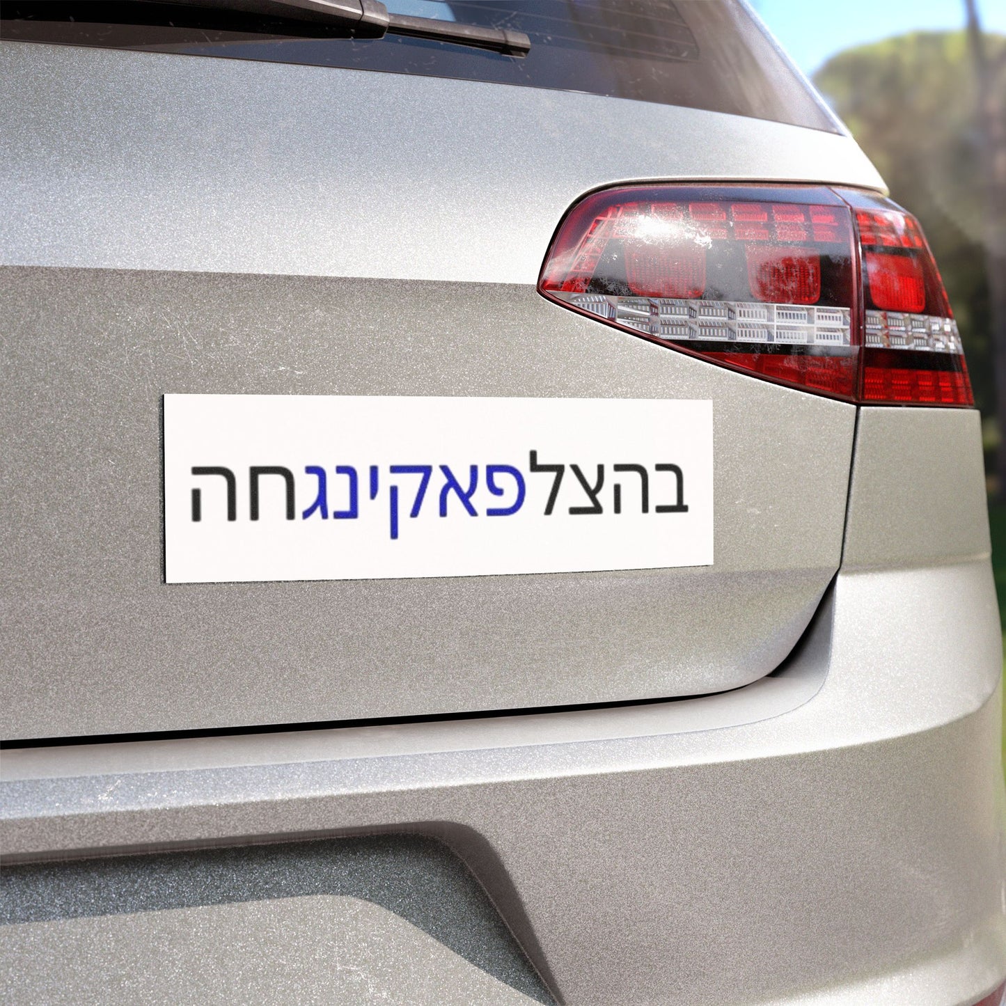 Car Magnets Zionist AF "Bahatzlifukingchah"