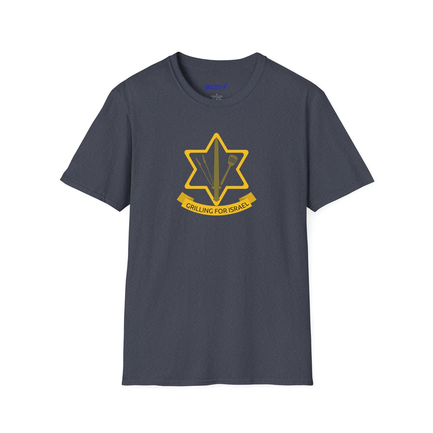 Grilling For Israel Softstyle T-Shirt style A