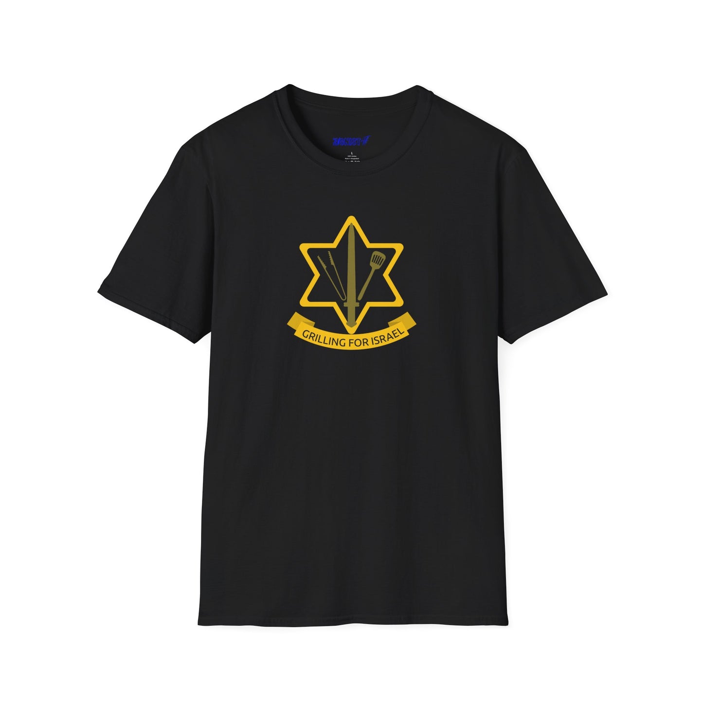 Grilling For Israel Softstyle T-Shirt style A