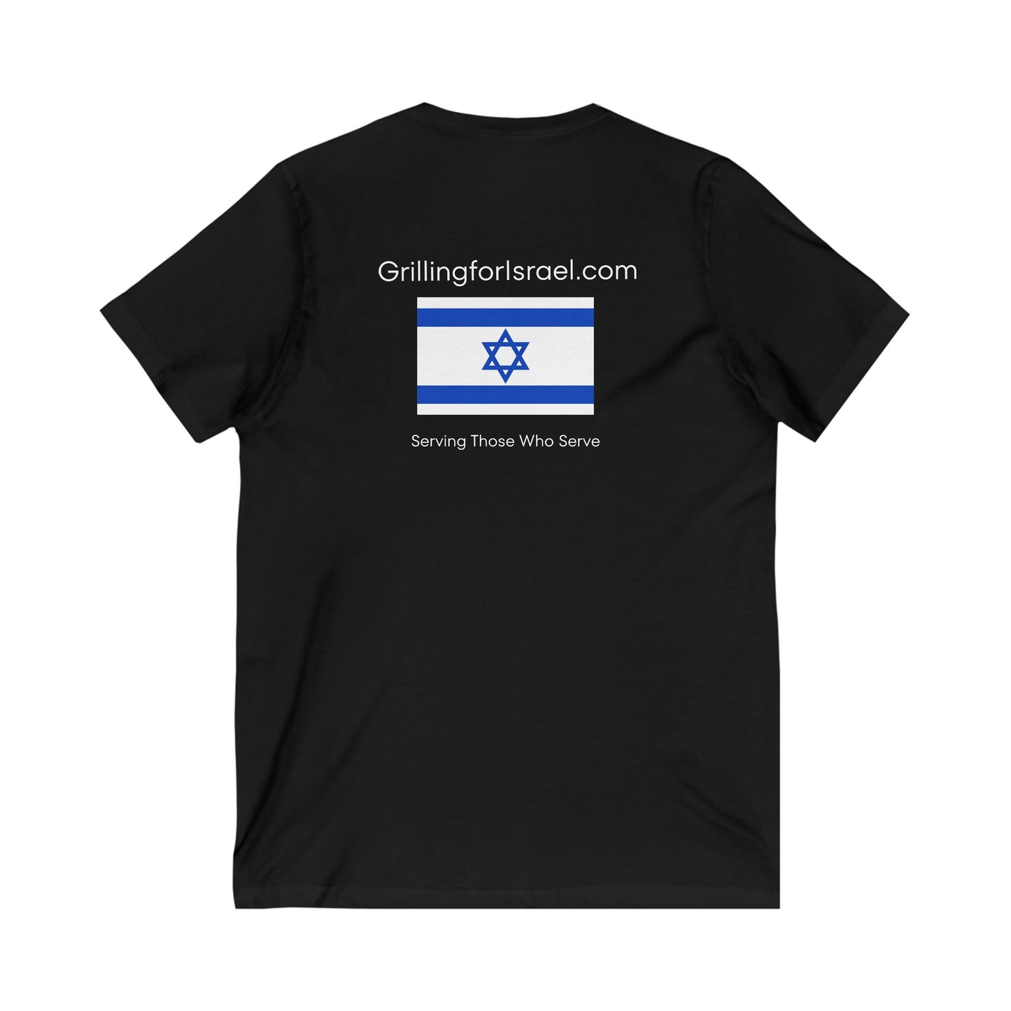 Grilling For Israel  V-Neck TeeZionist AF