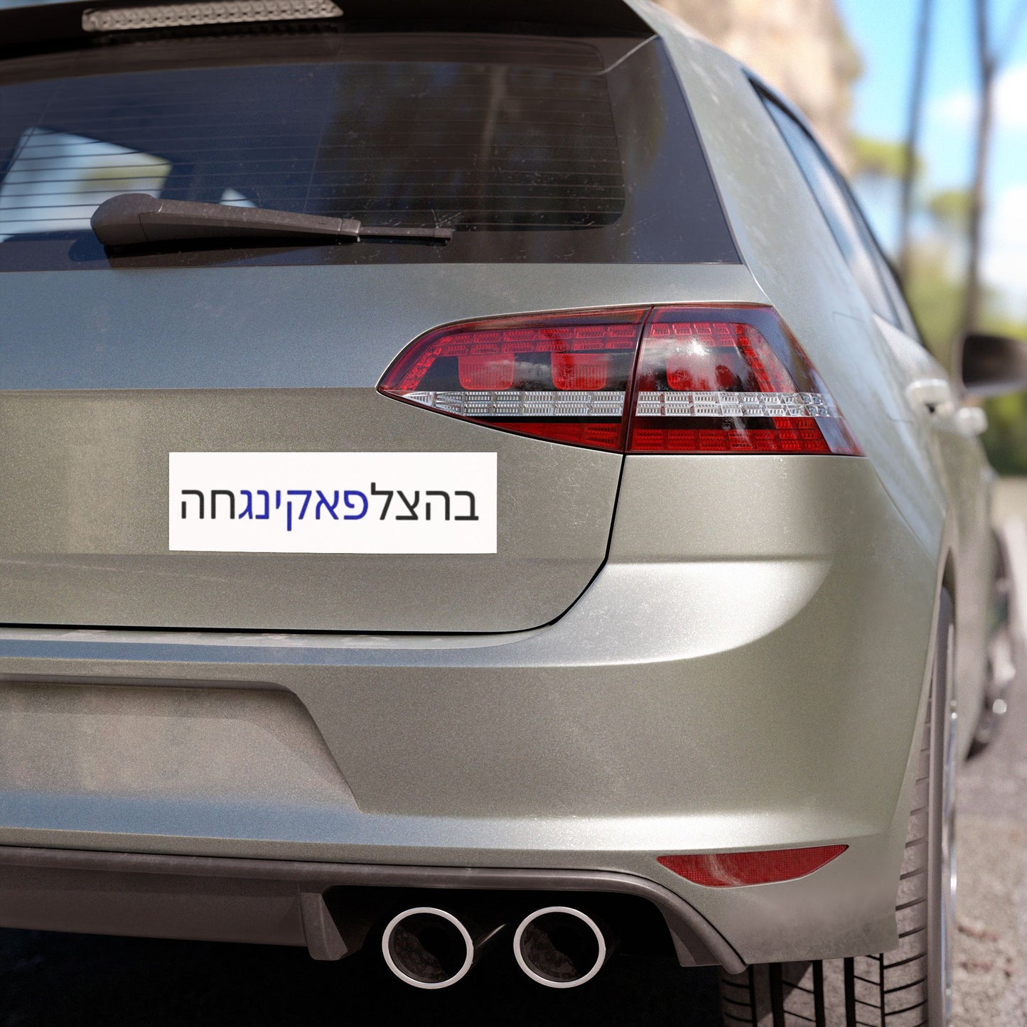 Car Magnets Zionist AF "Bahatzlifukingchah"
