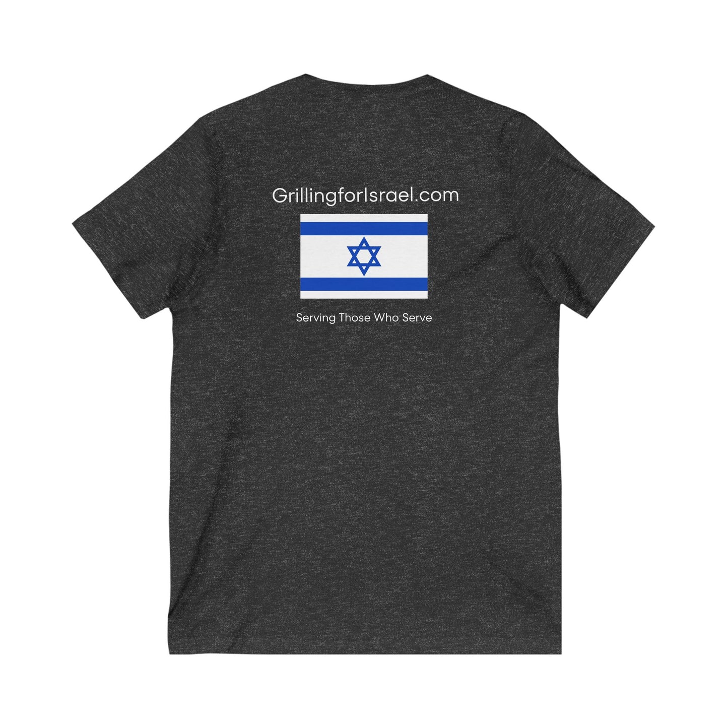 Grilling For Israel  V-Neck TeeZionist AF