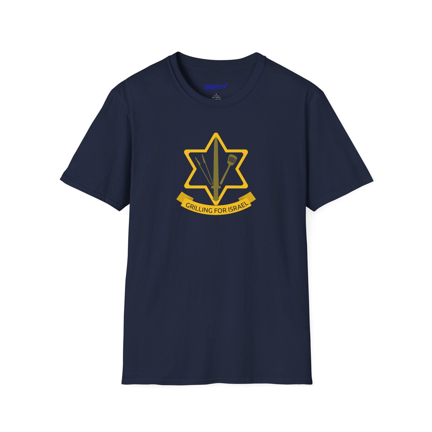 Grilling For Israel Softstyle T-Shirt style A