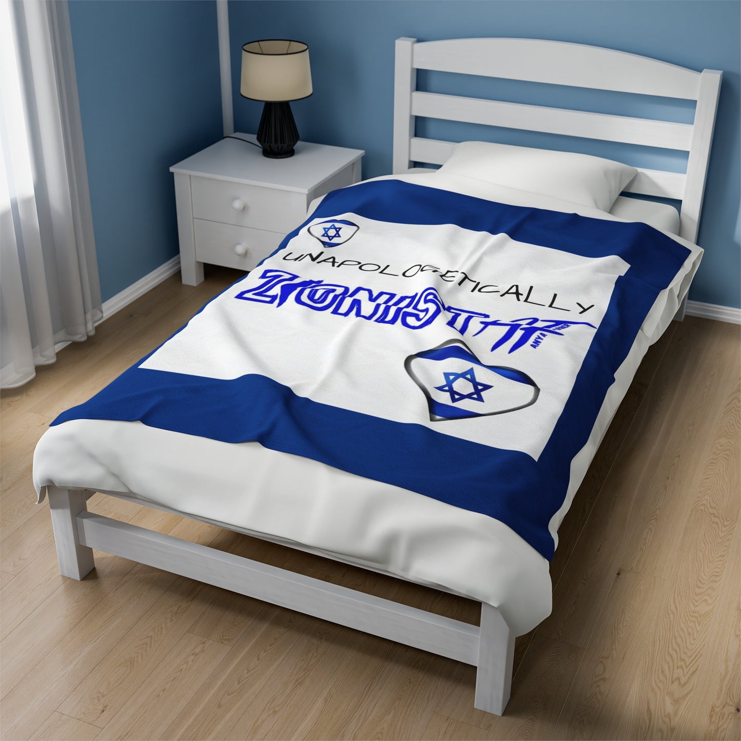 HOME/DECOR Zionist AF Velveteen Plush Blanket