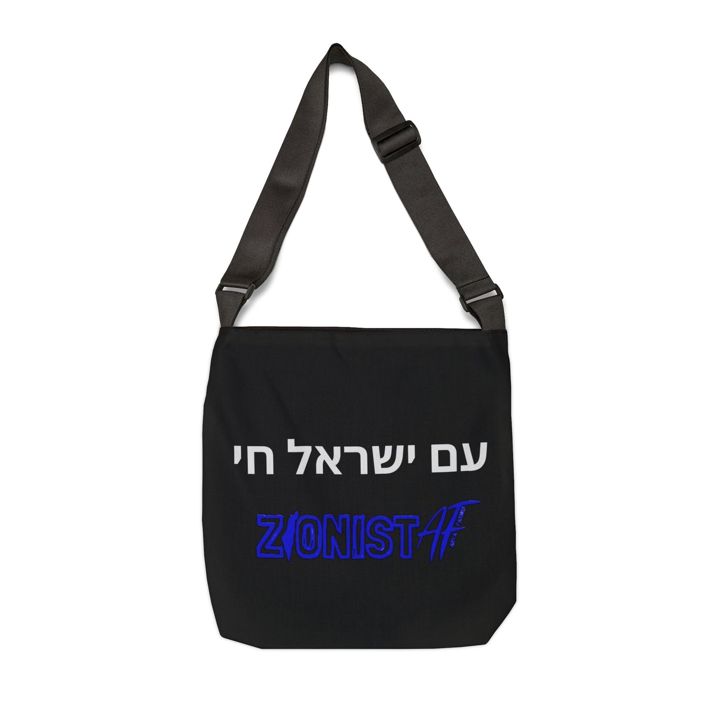 BAGS 2 Sided Zionist AF "From The River To The Sea"  Lioness Warrior Adjustable Tote Bag (AOP)