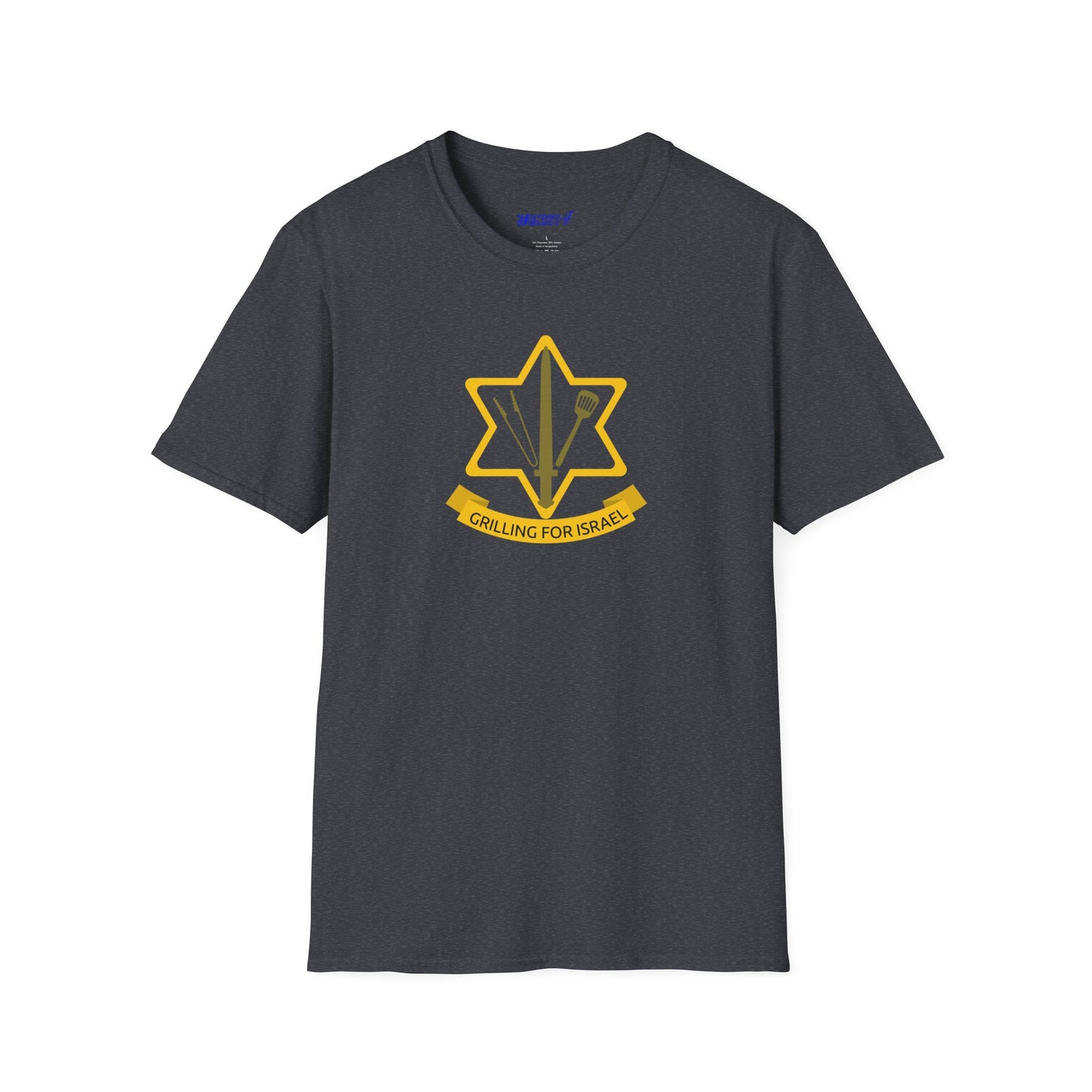 Grilling For Israel Softstyle T-Shirt style A
