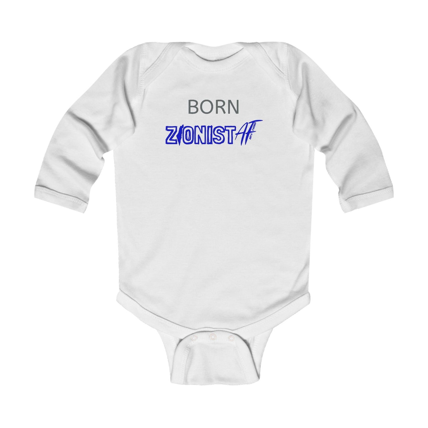 KIDS/ INFANT Zionist Infant Long Sleeve Bodysuit