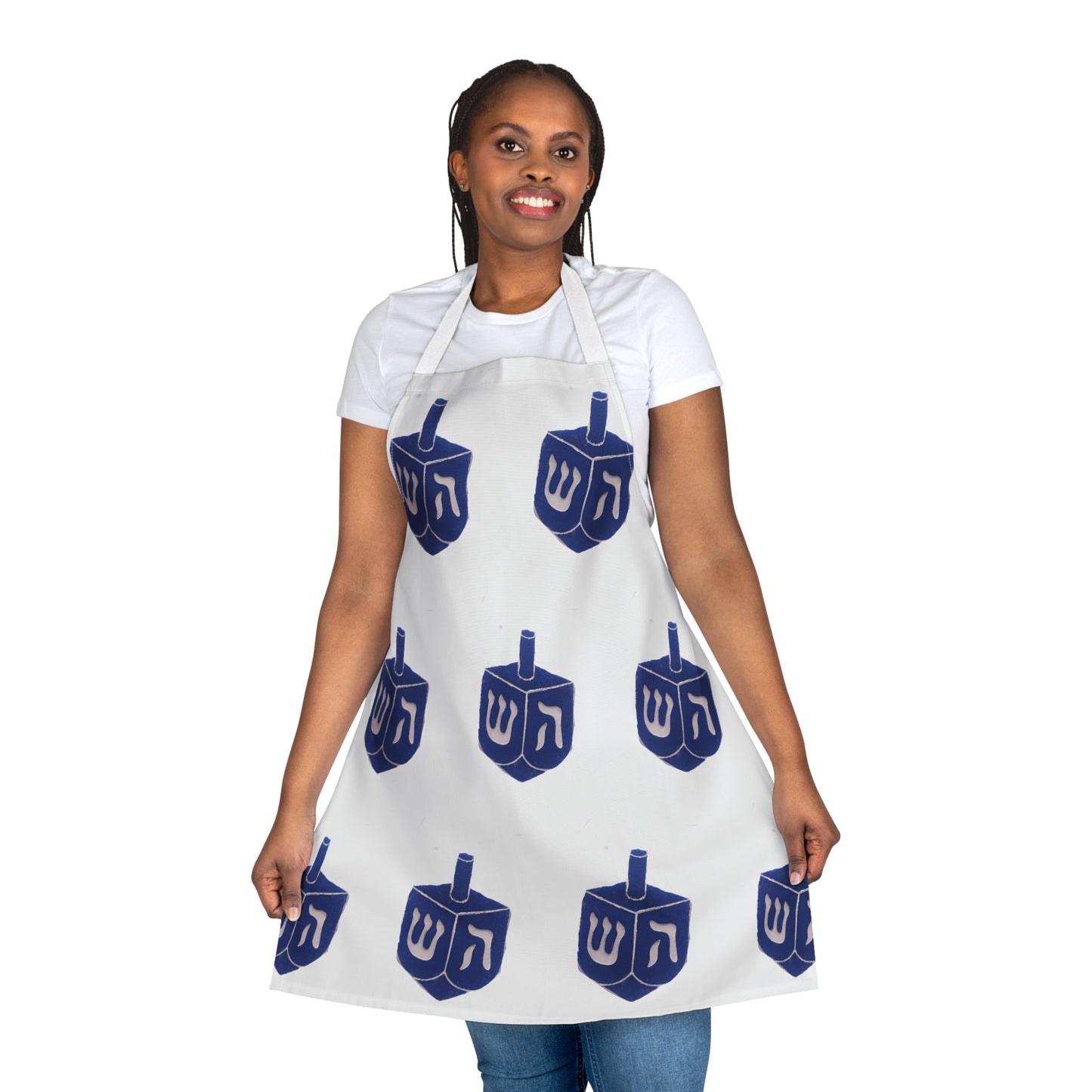 Zionist AF Hanukkah Dreidel Apron by Zionist AF for Cooking Enthusiasts, Cooking Gift, BBQ Accessory, Outdoor Cooking, Foodie Gifts