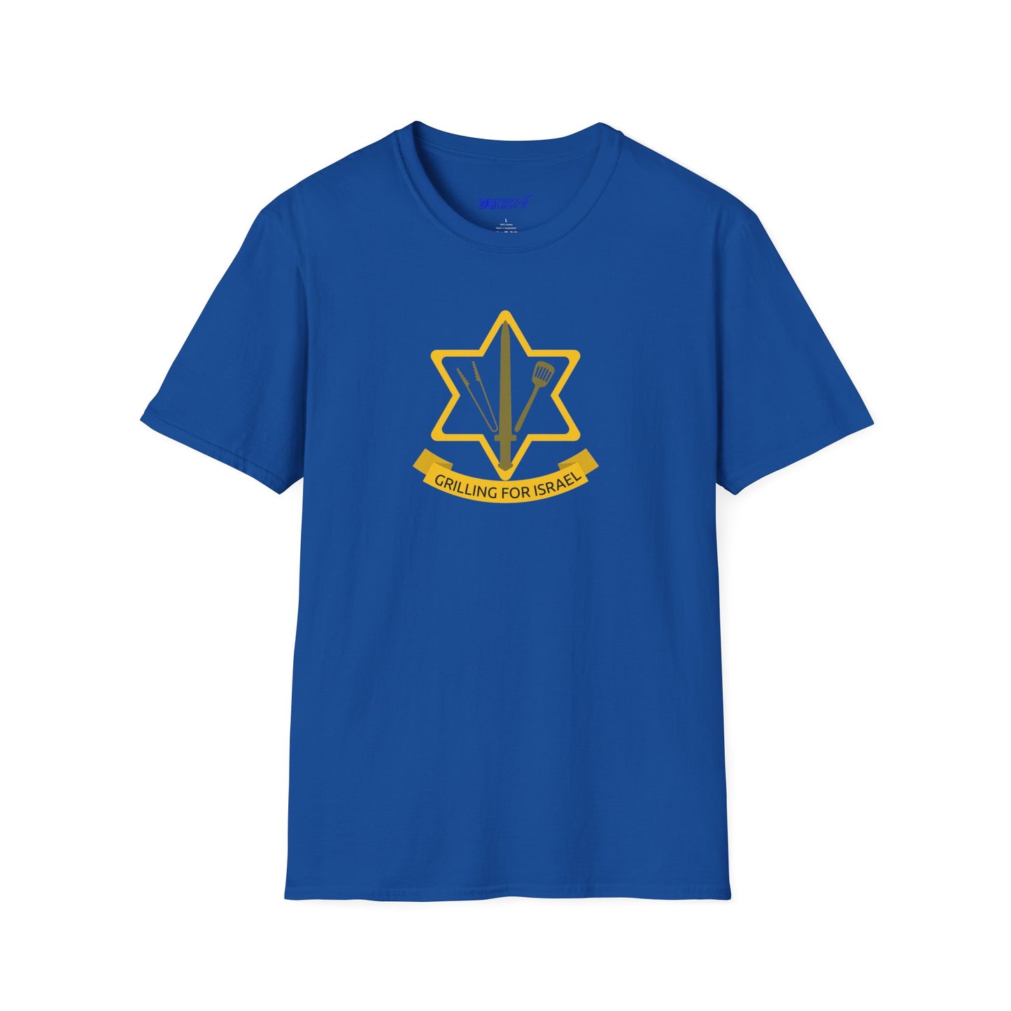 Grilling For Israel Softstyle T-Shirt style A
